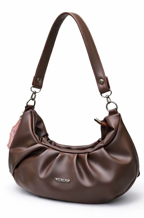 Dark Brown Edge Sling Bag