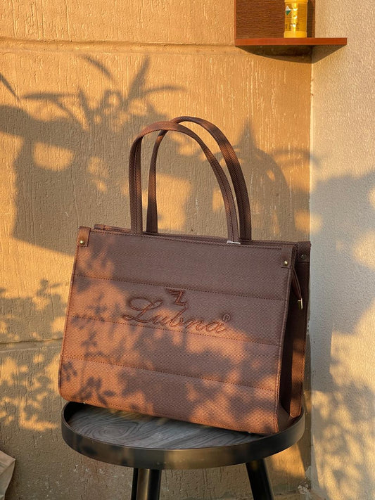 Cocoa Line Tote Bag For Women