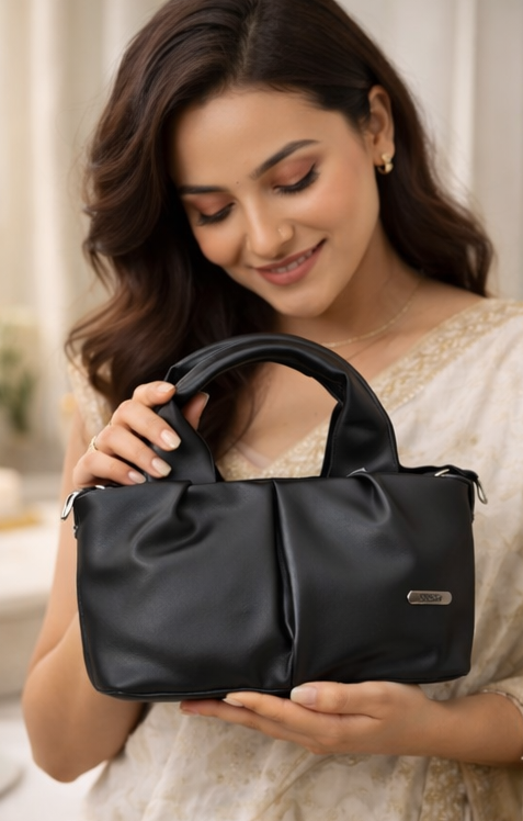 Midnight Black Handbag